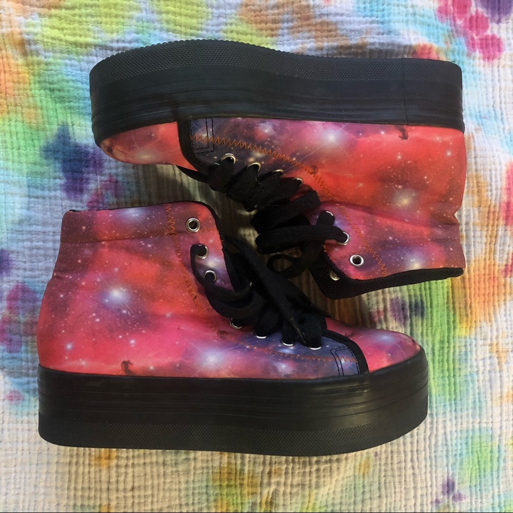 Jeffrey Campbell galaxy platform sneakers